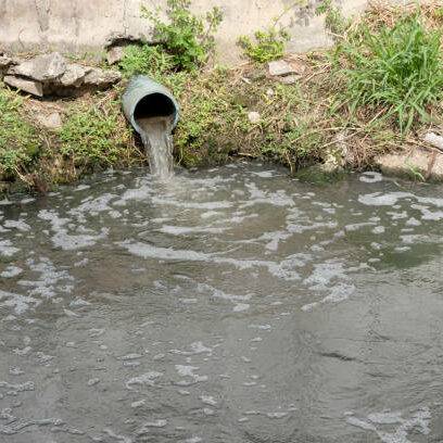 Storm Drain Outflow, stormwater, water drainage, waste water or effluent